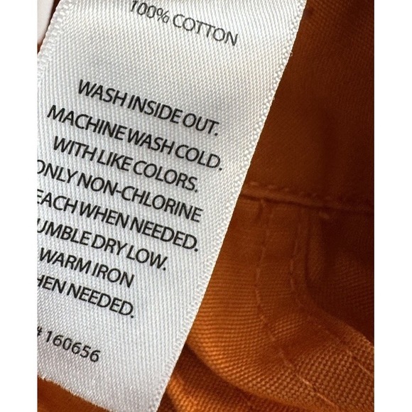 Sincerely Jules Cargo Pants Juniors 7 (27x30) Orange Autumn Fall Boho Straight - Picture 11 of 13